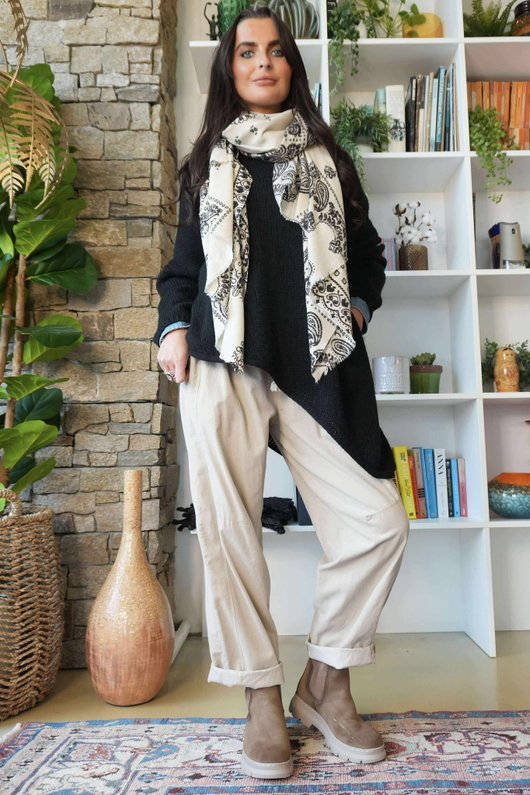 Lucky Bandana Scarf Stone /50=